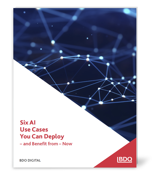 Six AI Use Cases You Can Deploy Cover