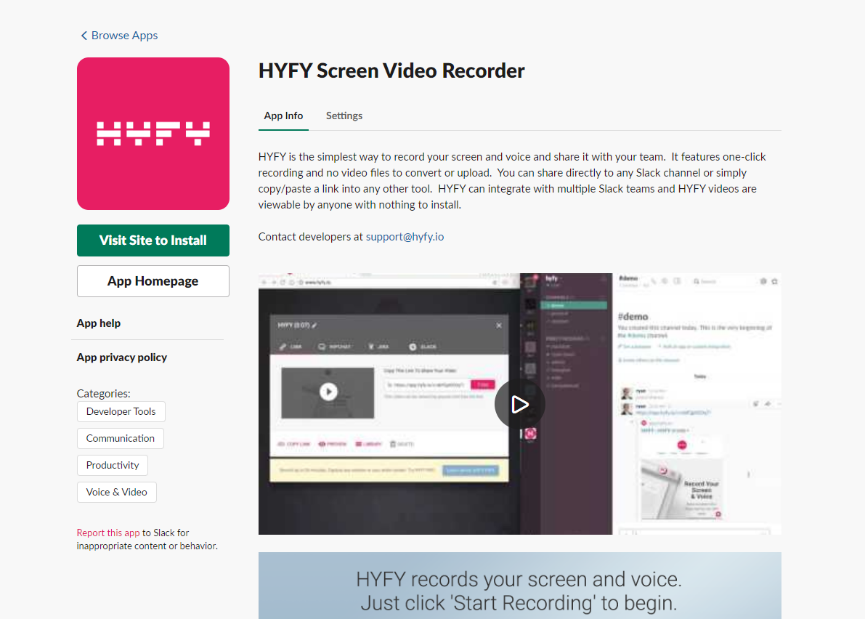 HYFY Screen Video Recorder